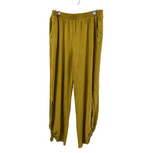 Anthropologie Daily Practice yellow joggers - Picture 1 of 3